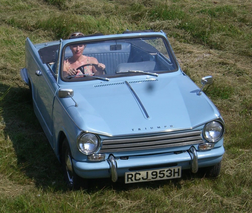triumph herald classic car hire